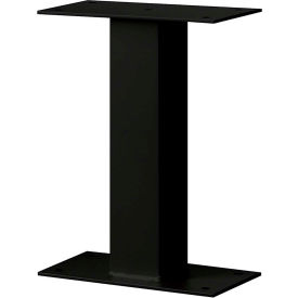 Standard Pedestal - Bolt Mounted, for Mail Package Drop Locker, Black