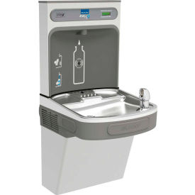 Elkay EZS8WSVRSK EZH2O Water Bottle Refilling Station with Single ADA Cooler, Refrigerated, Vandal-Resistant Bubbler, Stainless Steel