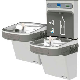 Elkay EZSTLG8WSSK ezH2O Bottle Filling Station, Bi-Level, Refrigerated, Non-Filtered, GreenSpec, SS
