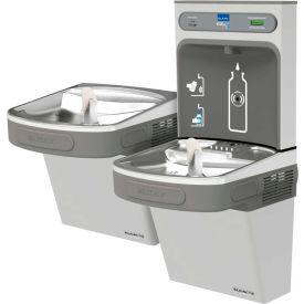 Elkay LZSTLDDWSSK ezH2O Bottle Filling Station, Bi-Level, Non-Refrigerated, Filtered, Stainless Steel