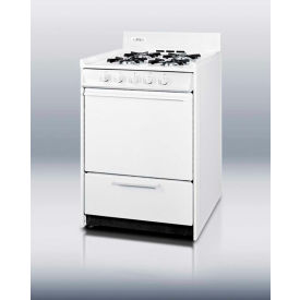 Gas, 4 Burners, 2.9 Cu. Ft., Battery Start, White, 24" x 24" x 40"