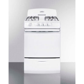 Gas, 4 Burners, 2.9 Cu. Ft., Spark Ignition, White, 23-1/2" x 23-1/2" x 42"