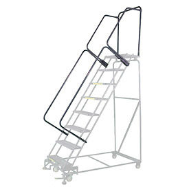 46" Handrail Kit for Stainless Steel Rolling Ladder - 10 to 12 Step - CAL OSHA SS 10-12
