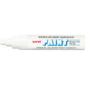 uni-Paint Marker, Broad Tip, White