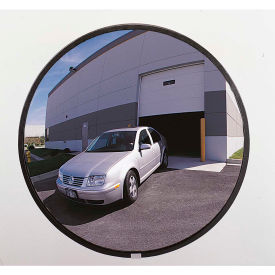 Round Acrylic Convex Mirror, Outdoor, 36" Diameter, 160 Degree Viewing Angle