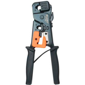 Modular Plug Crimping Tool RJ45, For Use W/RJ45, Black