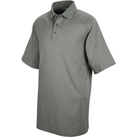 New Dimension Unisex Short Sleeve Special Ops Polo Shirt Gray L