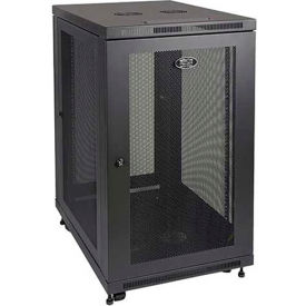 24U SmartRack Mid-Depth Rack Enclosure Cabinet