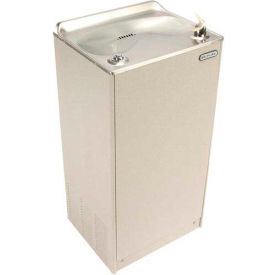 Elkay Deluxe Floor Drinking Fountain, Light Gray Granite, 115V