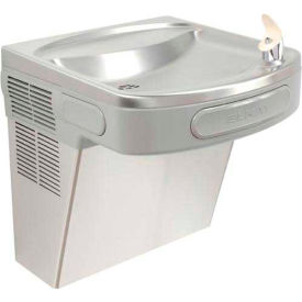 Elkay ADA Barrier Free Drinking Fountain, Stainless Steel, Wall Hung, 115V, 60Hz, 5 Amps, EZS8S