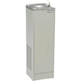 Elkay Space-Ette Floor Drinking Fountain, 3 GPH, Light Gray Granite