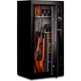 24-Gun Safe with Mechanical Lock, 1/2 Hour Fire Protection, 30"L x 24"W x 59"H