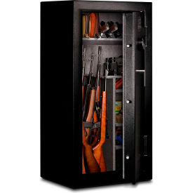 24-Gun Safe MGL24-E with Electronic Lock, 1/2 Hour Fire Protection, 30"L x 24"W x 59"H