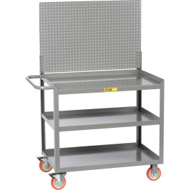 Little Giant Mobile Workbench, 41-1/2 x 24", Louvered Panel & 3 Shelves