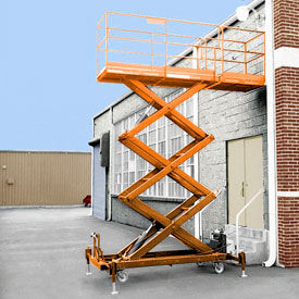 Safety Orange Enamel Paint Finish for Hydraulic-Powered Elevating Platforms