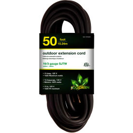 50 Ft Extension Cord - Black