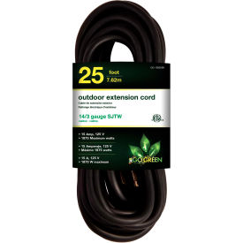 25 Ft Extension Cord - Black