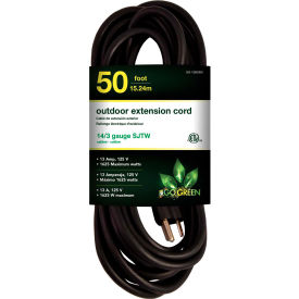 50 Ft Extension Cord - Black