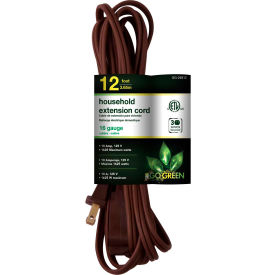 12 Ft Household Extension Cord - Brown