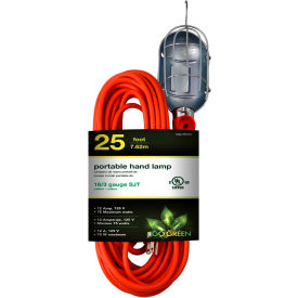 25 Ft Portable Hand Lamp - Orange