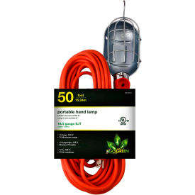 50 Ft Portable Hand Lamp - Orange