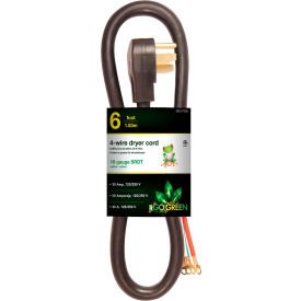 Dryer Cord Black - 6 Ft