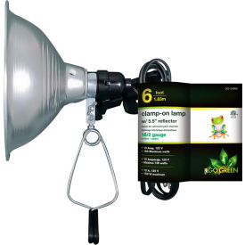 5.5" Clamp Light - 6 Ft Cord - Brown