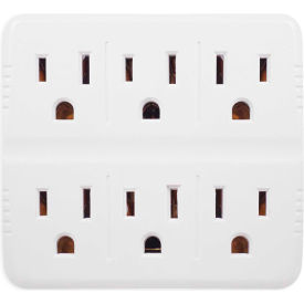 6 Outlet Wall Tap - White