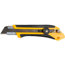 XH-1 Fiberglass Rubber Grip Ratchet-Lock Black/Yellow Utility Knife