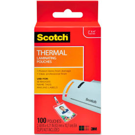 ID Badge Size Thermal Laminating Pouches, 5 mil, 4 1/4 x 2 1/5, 100/Pack