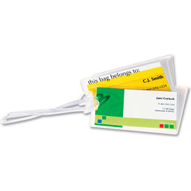 Laminating Pouches, 5 mil, 4 1/4 x 2 1/2, Tag Size, 50/Pack
