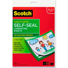 Self-Sealing Laminating Sheets, 6.0 mil, 8 1/2 x 11, 10/Pack