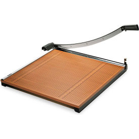 Wood Base Guillotine Trimmer, 20 Sheets, Wood Base, 24"X24"