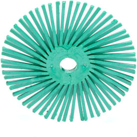 Scotch-Brite Radial Bristle Disc 3" x 3/8" Ceramic 50 Grit