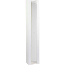 Vertical Glove Box and Kimwipe Holder with Magnet Mount, 6"W x 4"D x 31"H, White