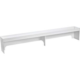 4' Fume Hood Shelf, 48"W x 5"D x 8"H, White
