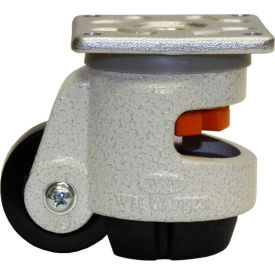Leveling Caster WGD-60F - 300 Lb. Capacity - Plate Mounted