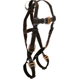 Arc Flash Nylon Full Body Harness, Non-Belted, Size UniFit