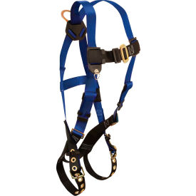 Contractor 1-D Full Body Harness, 1 Back D-ring, Size UniFit