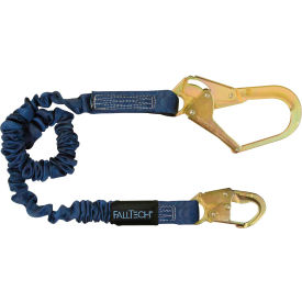 FallTech 82403 Shock Absorbing Lanyard, Adjustable Single Leg