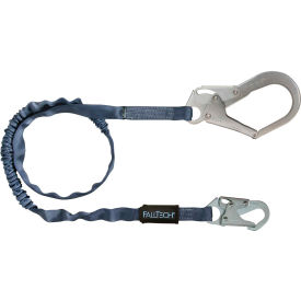 Internal 6' Shock Absorbing Lanyard, Single Leg, with 1 Snap Hook& 1 Rebar Hook