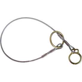6 Ft. Pass-through Sling Anchor, 2 O-Rings, 1/4" Vinyl Coated Galvanized Cable