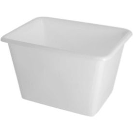Bulk Tub, 9 Bushel, 41-1/2"L x 29-1/2"W x 19"H, Off-White