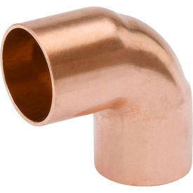 2 In. X 1-1/2 In. Wrot Copper 90 Degree Short Radius Elbow - Copper