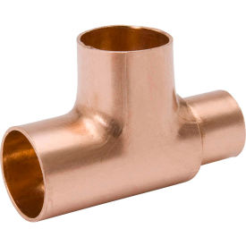 1" X 1" X 1/2" Wrot Copper Reducing Tee - Copper