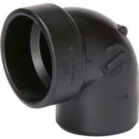 2 In. ABS Vent Street Elbow - Spigot X Hub