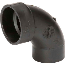 1-1/2 In. ABS 1/4 Bend Street Elbow - Spigot X Hub