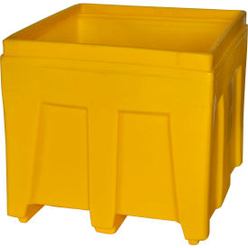 Bulk Shipping Container, 36"L x 32"W x 29-1/2"H, 800 lb. Capacity, Blue, Polyethylene