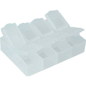 8 Fixed Utility Compartment Storage Box 3"L x 3-3/16"W x 13/16"H
