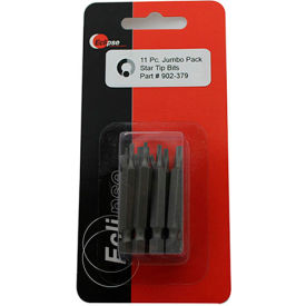 11 Pc Jumbo Pack Assorted Star Tip 1-15/16" Power Bit Set
